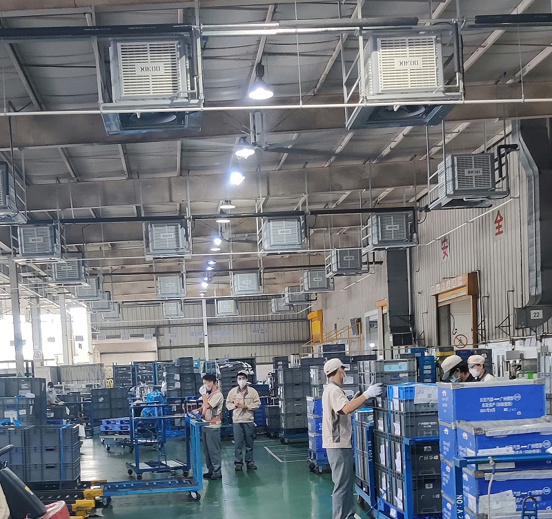 冷風機環?？照{廠房車間案例