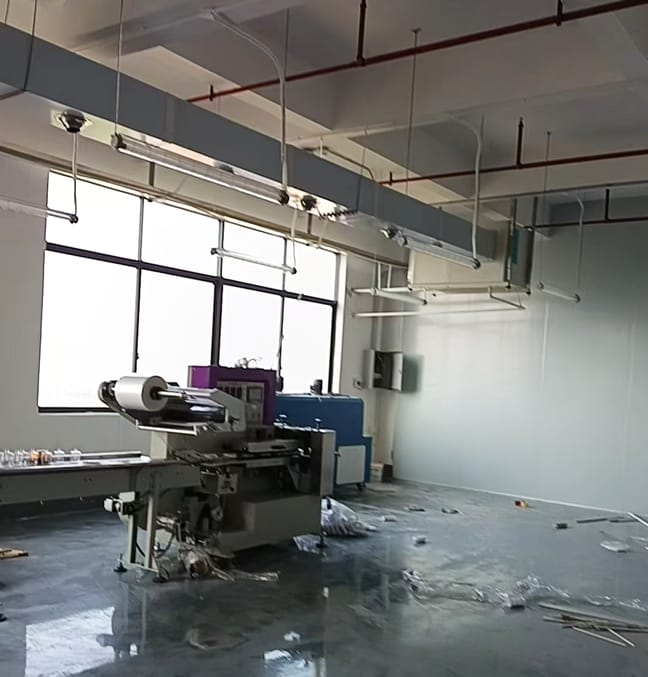 工業(yè)廠房車間崗位定點降溫，應用蒸發(fā)冷省電空調-臥式管道機組